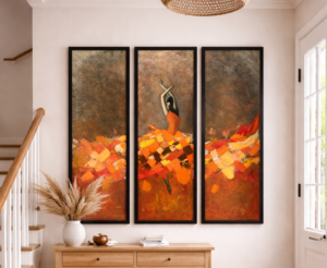 Schilderij Symfonie in Beweging, door Alma Hadziomerovic